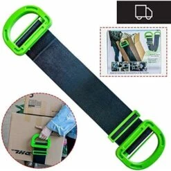 Sangles De Déménagement Et De Levage Pour Meubles, Boîtes, Matelaonstruction, Sangles De Levage Supportent Des Objets Lourds De 150 Kg.(1PACK)