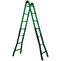 Codiven Échelle Multifonction 2 X 4 + 4 En Acier Avec Charnière