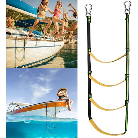 Anneau D'aide à L'escalade En 4 étapes, échelle De Corde, Sauvetage En Escalade – Image 2