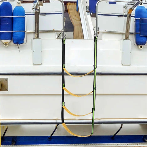 Anneau D'aide à L'escalade En 4 étapes, échelle De Corde, Sauvetage En Escalade – Image 3