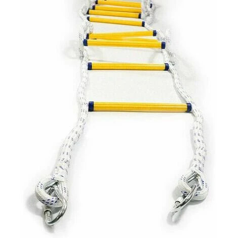 5 M With Carabiner, Maximum Load 450 Kg â Emergency Escape Through Window, Escape From Balcony (2nd Floor, 5 M) â Image 3